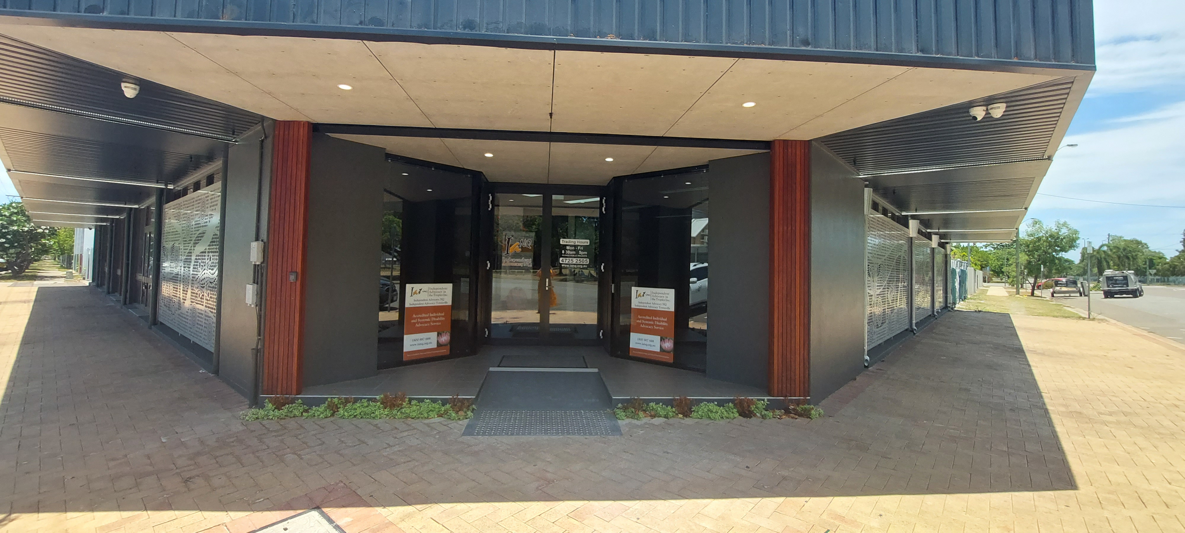 IANQ's Barlow Street Office building - picture of front entrance and down both sides of building